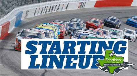 Nascar lineup for sunday race starting lineup - NASCAR fans throughout the country watch races for entertainment each week. Some are lucky enough to watch from the stands while others gather in front of TVs in their homes or other locations. Fortunately, learning how to track NASCAR resu...